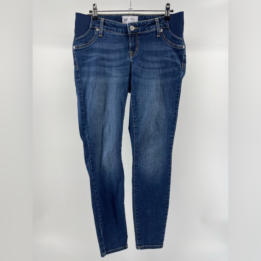 GAP Maternity Medium Wash Ankle Skinny Jeans, Women's 6/28